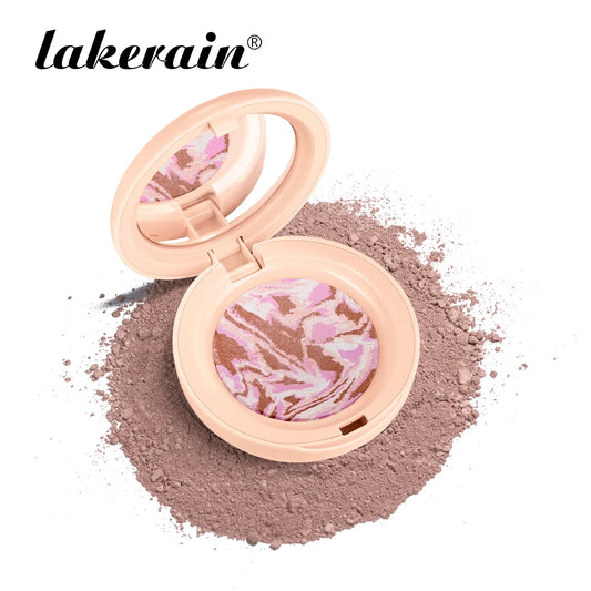 Matte Baked Color Correcting Foundation Bronzer Pressed Powder Compact Long Lasting Oil Control Loose Setting Powder Foundation Peaceful Pleasures Health and Wellness 01 Fair
