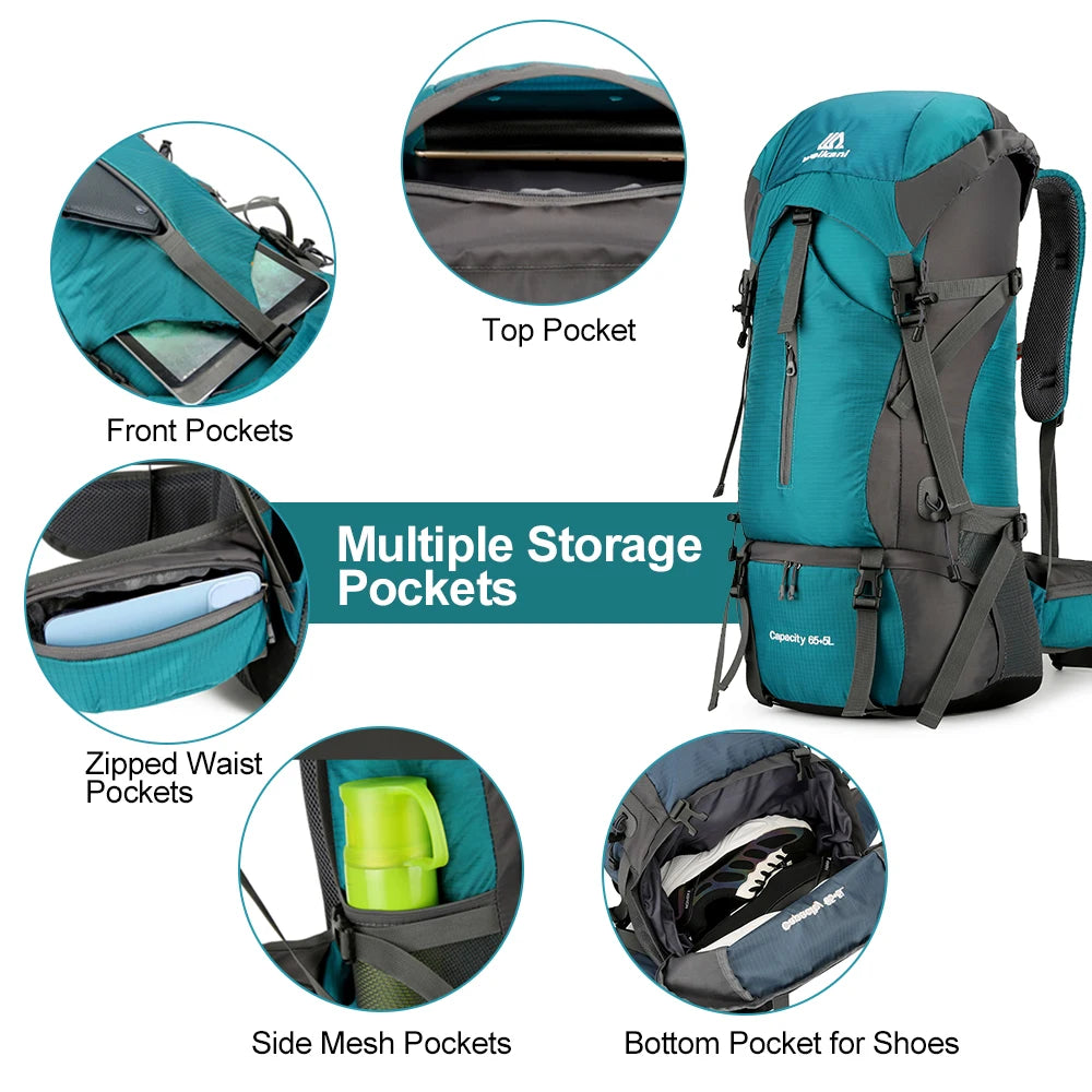 Hiking Backpack Camping Climbing Rucksack Travel Trekking