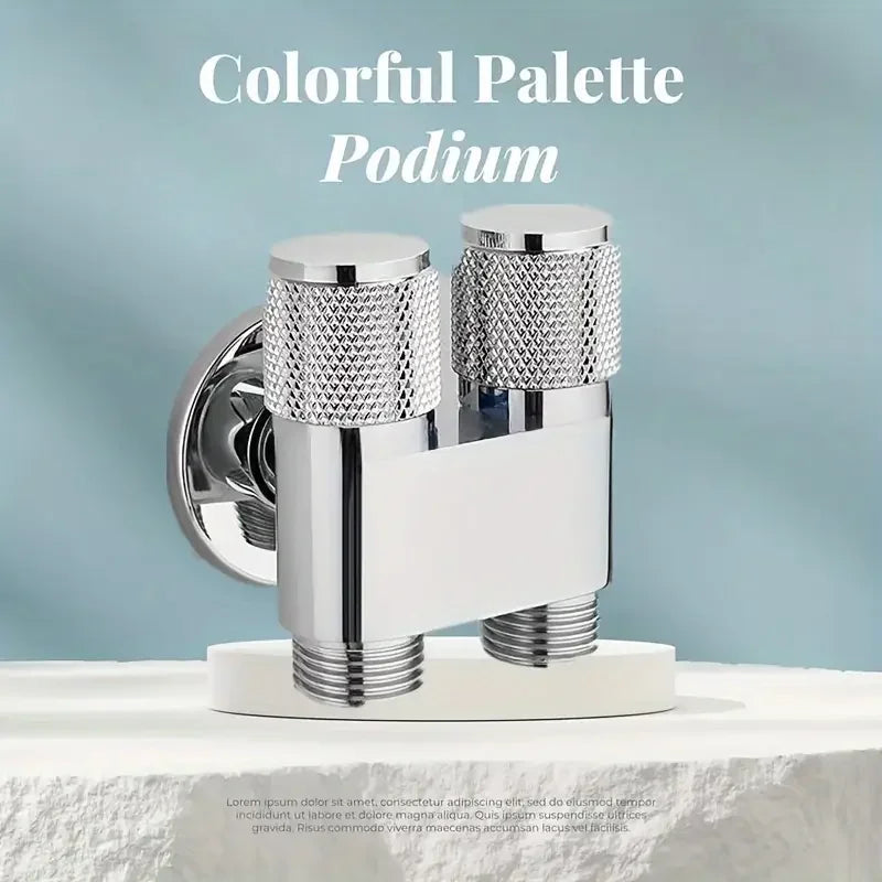 Stainless Steel Handheld Bidet Sprayer Set | Dual Outlet Valve