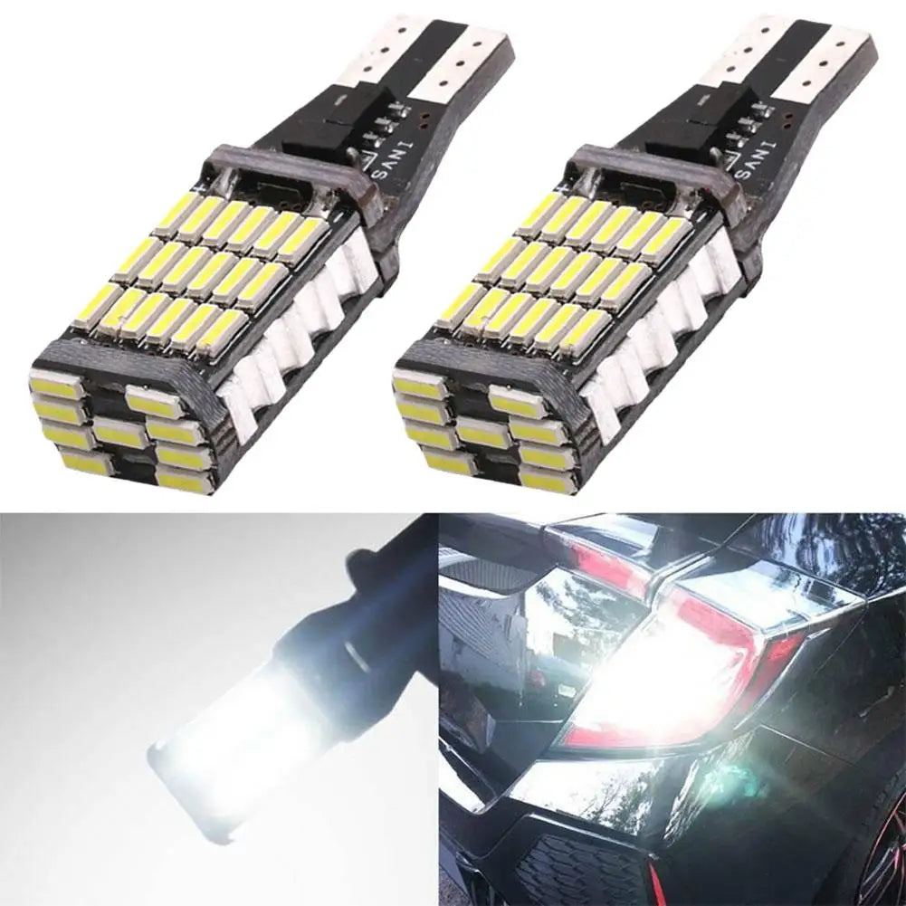 T15 921 912 LED Reverse Backup Lights 1200LM 6000K White – 2Pcs