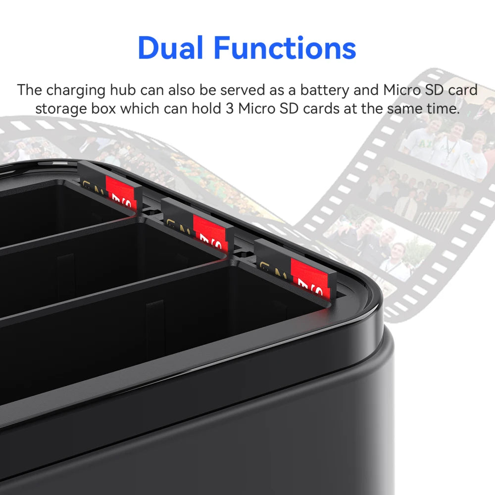 Insta360 Ace Pro 2 Triple Battery Fast Charger Box | Quick Charge