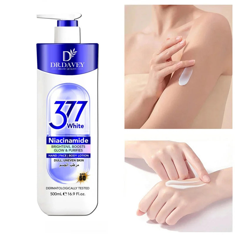 DR.DAVEYNiacinamide Moisturizing Lotion Large Capacity Long-lasting Fragrance Refreshing Moisturizing Non-greasy Nourishing Skin Peaceful Pleasures Health and Wellness