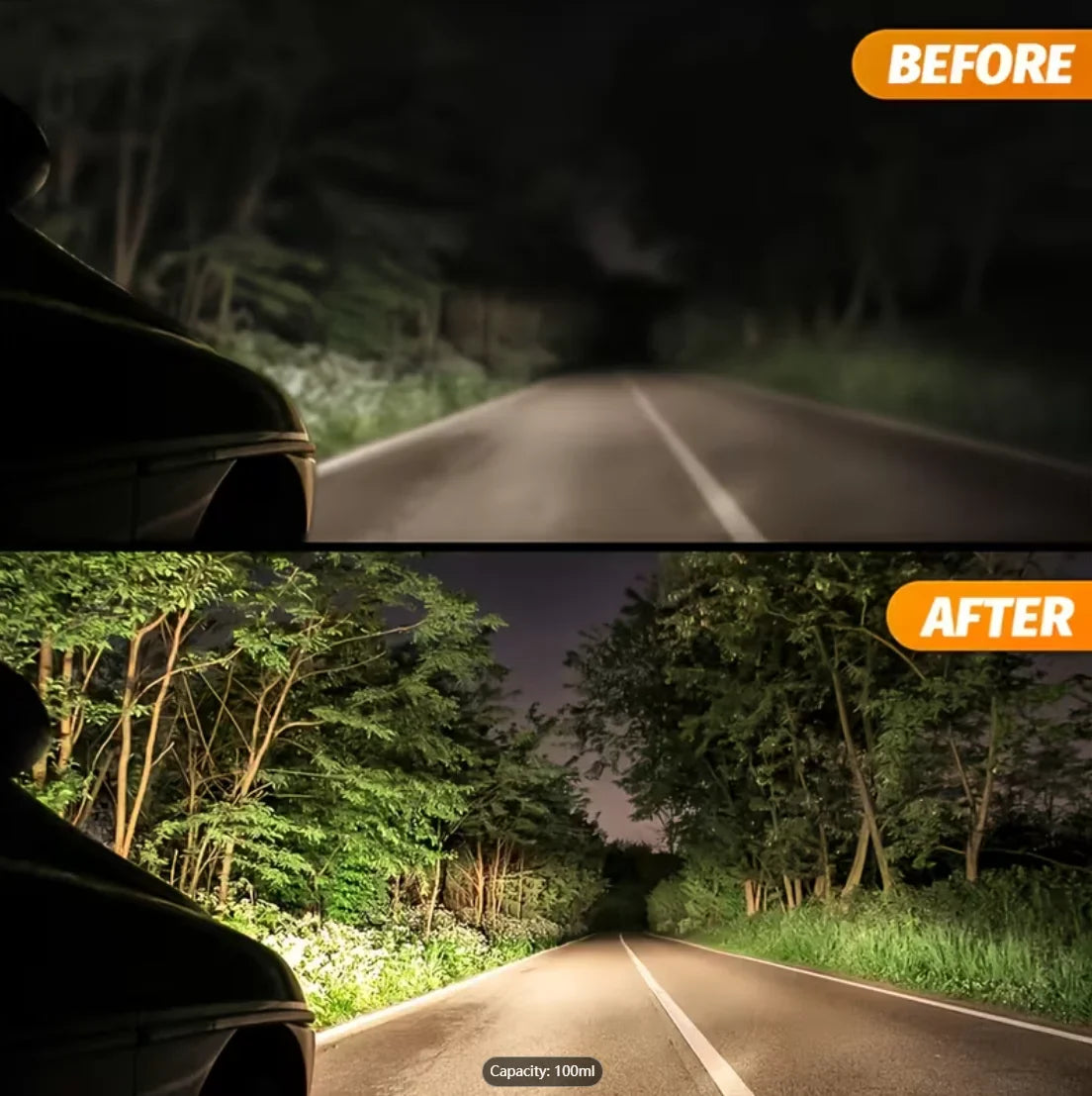 Ceramic Coating Headlight Restoration Fluid – No Sanding