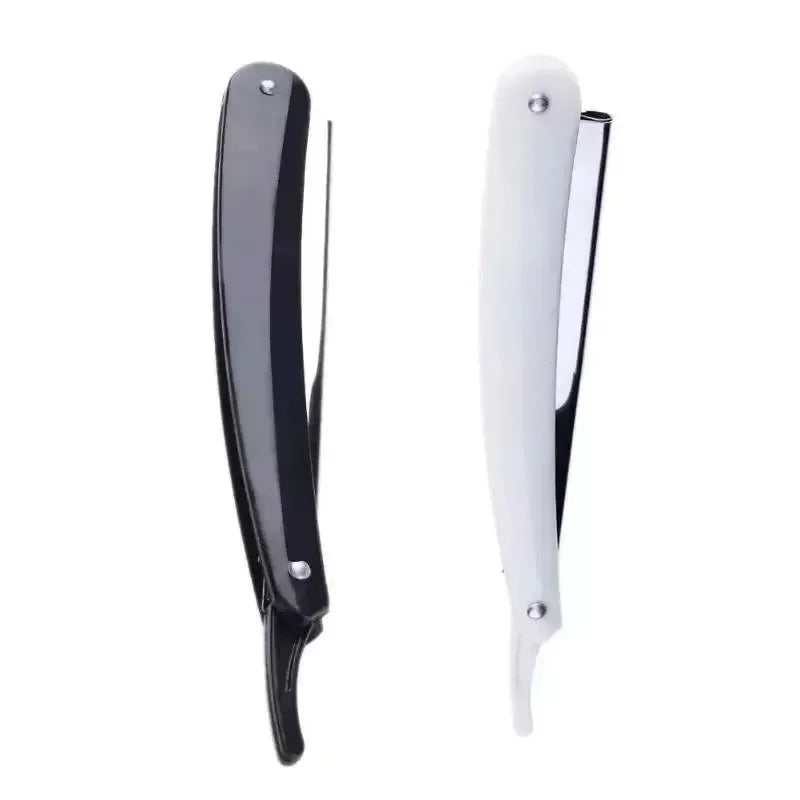 Manual Shaver, Two Color, Professional Stainless Steel Sharp, Shave Beard Cutter, Folding Shaving Knife, Salon Razor Holder Peaceful Pleasures Health and Wellness