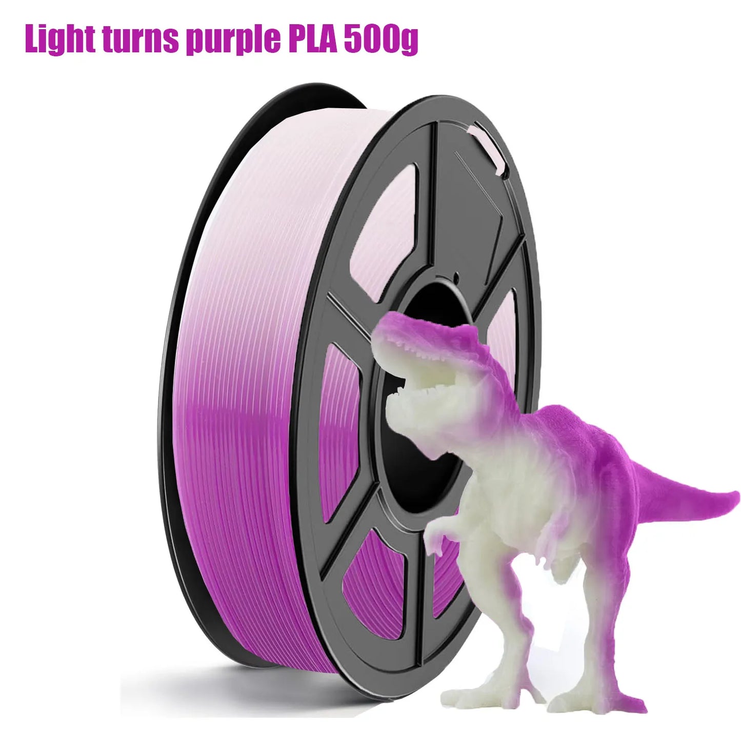 UV & Temp Color-Changing PLA Filament ±0.02mm | FDM 3D Printer