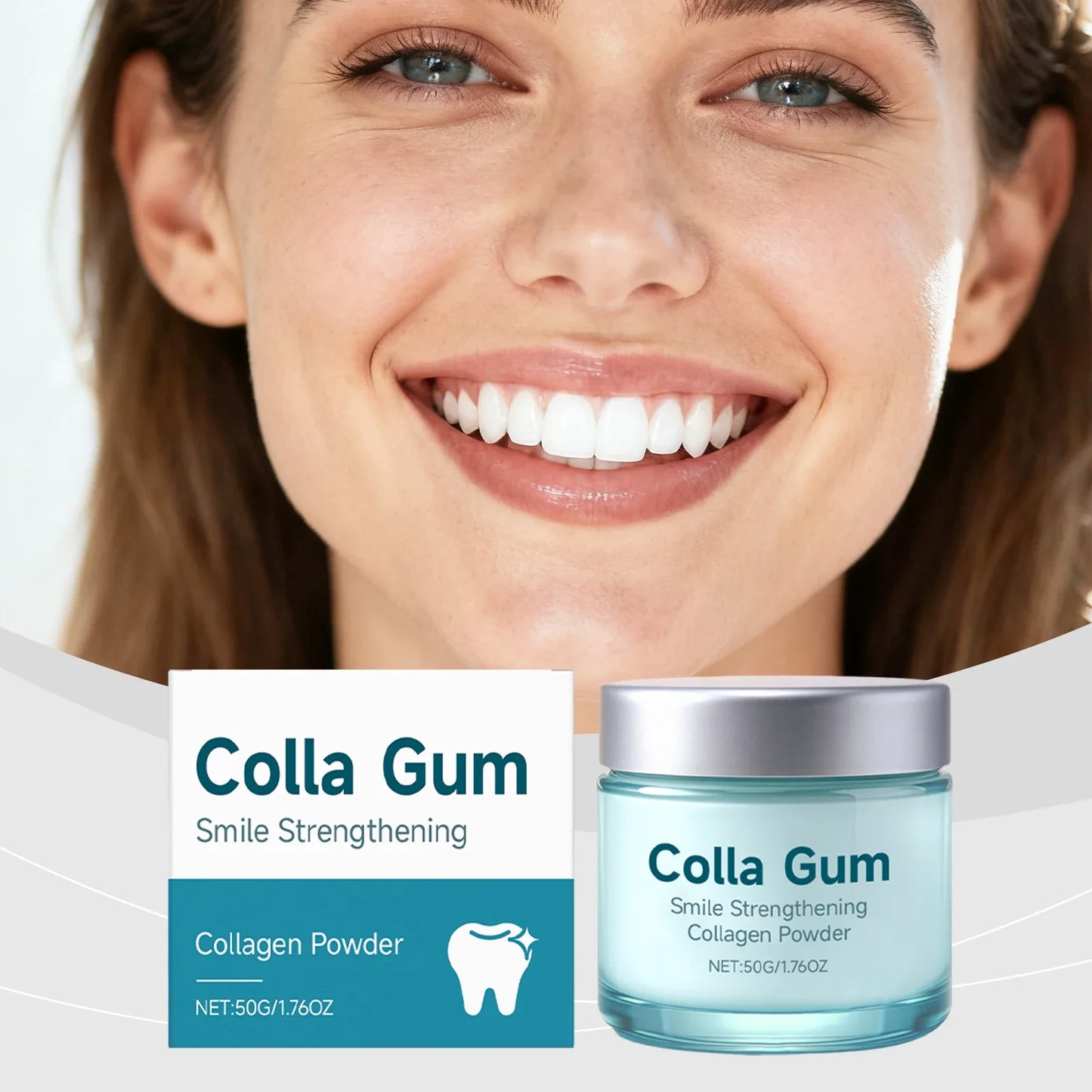 Collagen Tooth Powder – Whitening & Stain Removal 50g