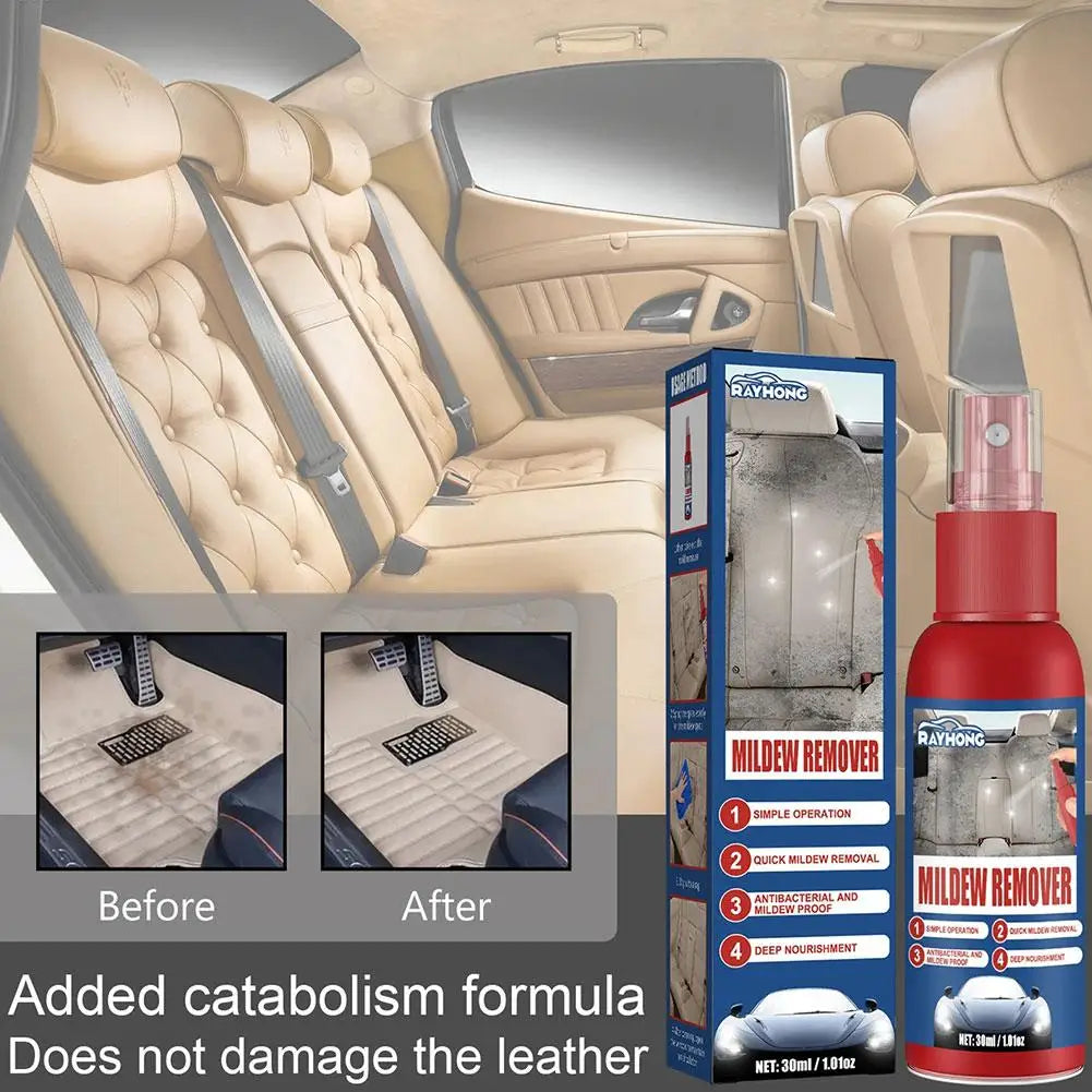30ml Car Mildew Remover Spray for Interior Cleaning Peaceful Pleasures Health and Wellness