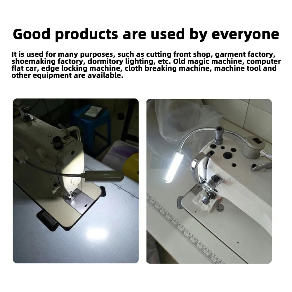 30 LED Gooseneck Sewing Machine Work Light | 360° Flexible