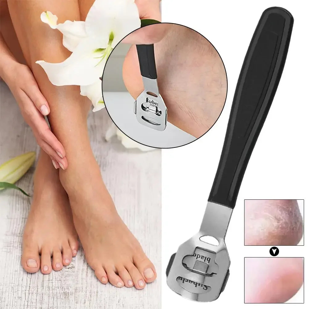 Stainless Steel Callus Shaver Remover with Blade, Pedicure Razor for Feet & Hands Foot Razor Callus Removal Callus Blade Remover Peaceful Pleasures Health and Wellness