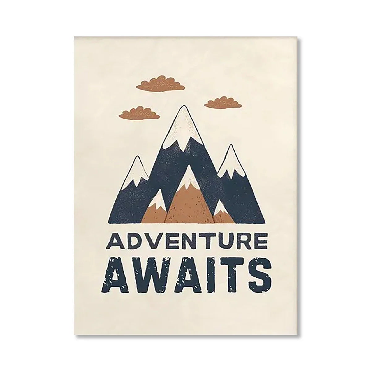 Retro Woodland Animal Canvas Wall Art | Nursery & Home Decor