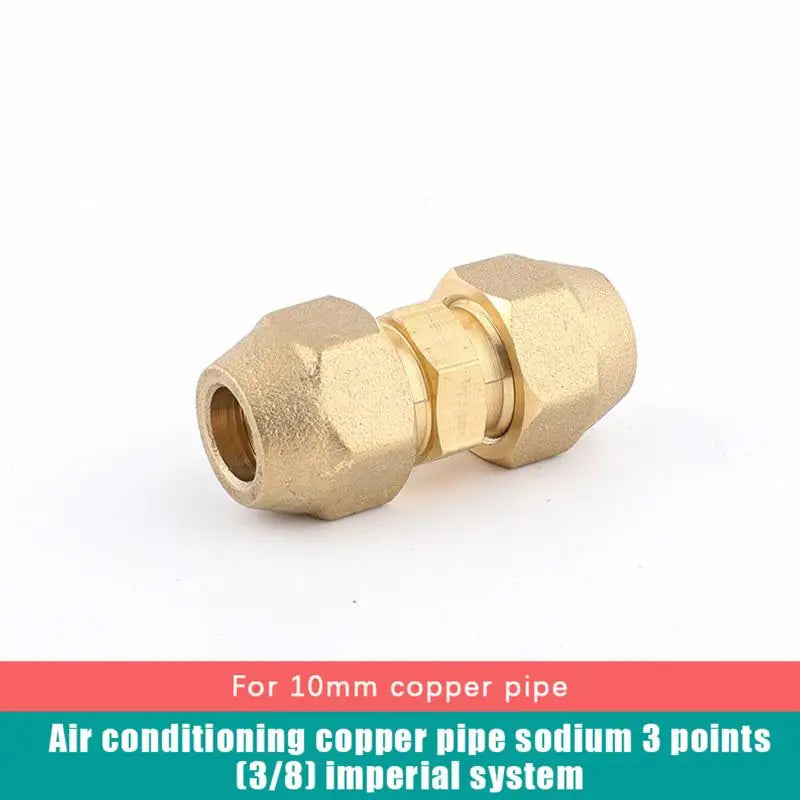 New 1Pcs 2 3 4 5mm Quick Connectors Straight Pipe Extension Joint No-Weld Fittings With Flare Nuts Copper Connectors Peaceful Pleasures Health and Wellness A2