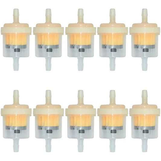 10 Universal Inline Fuel Filter Magnet Motorcycle Karting Accessories Peaceful Pleasures Health and Wellness 10pcs
