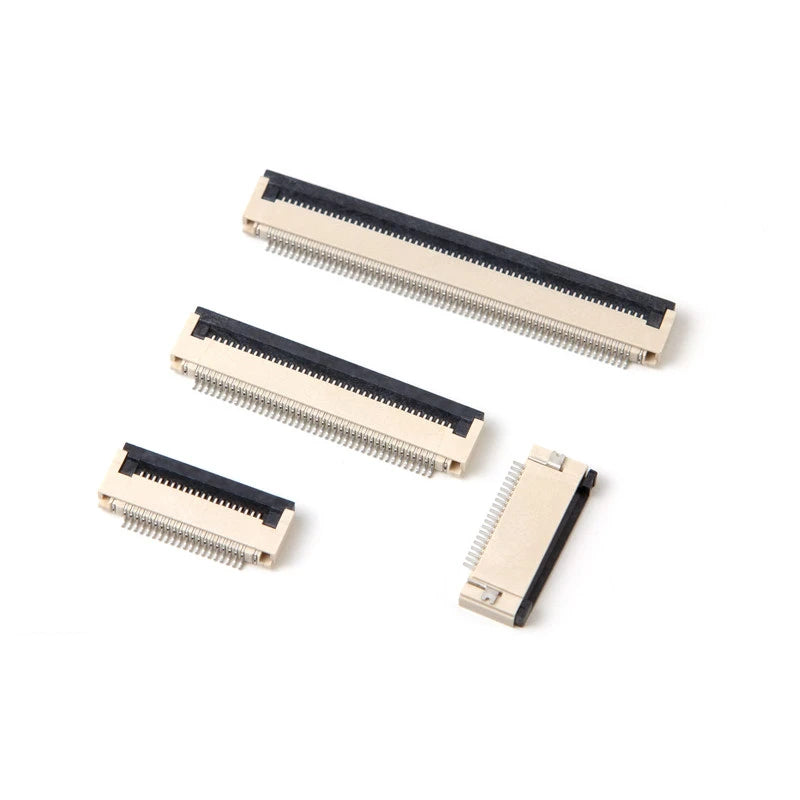 10pcs FFC FPC Connector 0.5mm 6/8/10/12/14/16//20/24/30/34/40/50 Pin Flip Type Ribbon Flat Connector Bottom Contact Peaceful Pleasures Health and Wellness