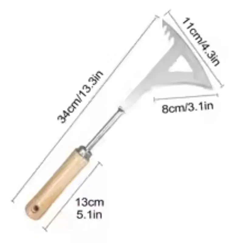 RveTee Stainless Steel Hand Weeder | Garden Weed Puller Tool