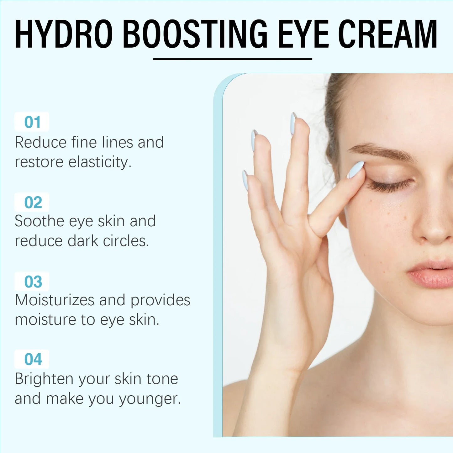 Hoygi Brightening Eye Cream – Firming, Moisturizing & De-Puffing