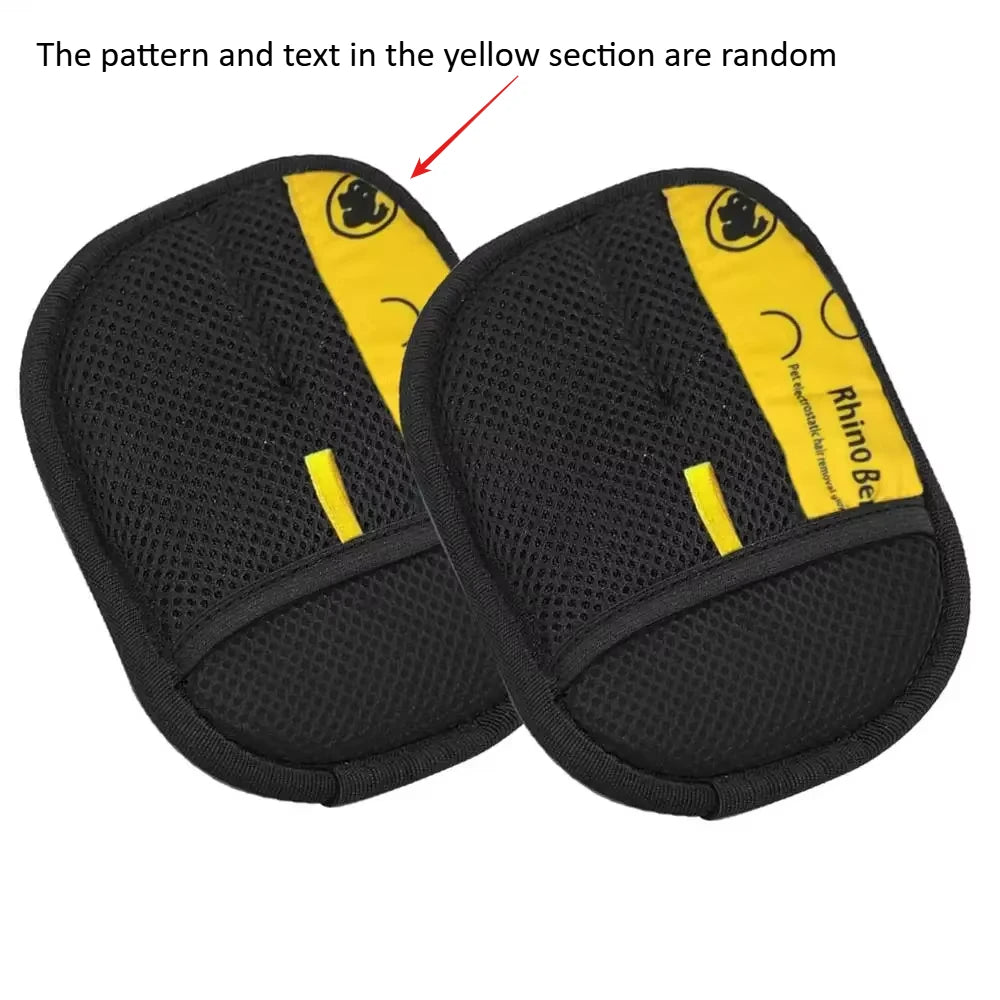 2-Pack Double-Sided Pet Grooming Gloves | Cat & Dog Hair Remover