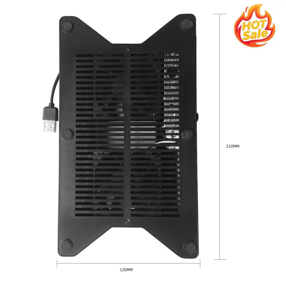 PS4 Pro Vertical Stand – Dual Cooling Fans & 3-Port USB Hub