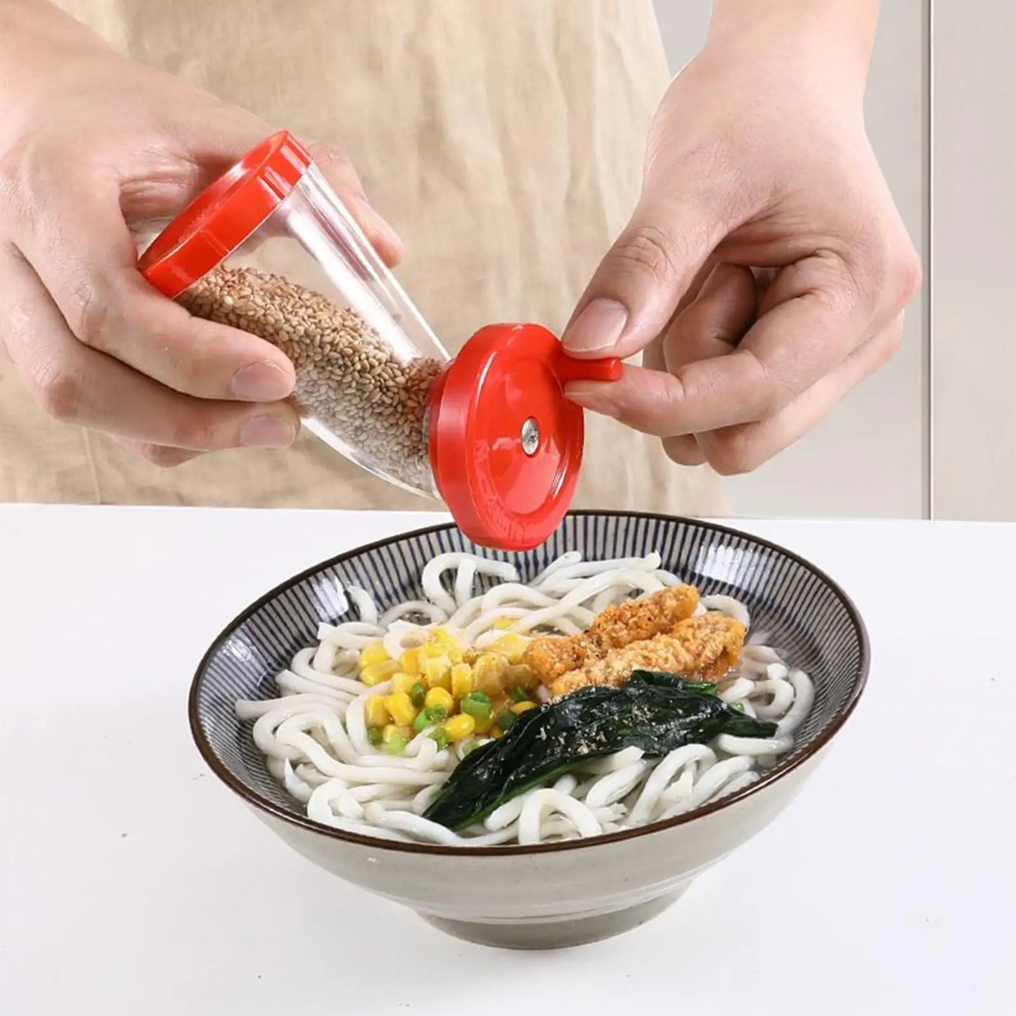 Hand-Cranked Sesame & Spice Grinder Mill | Manual Kitchen Tool