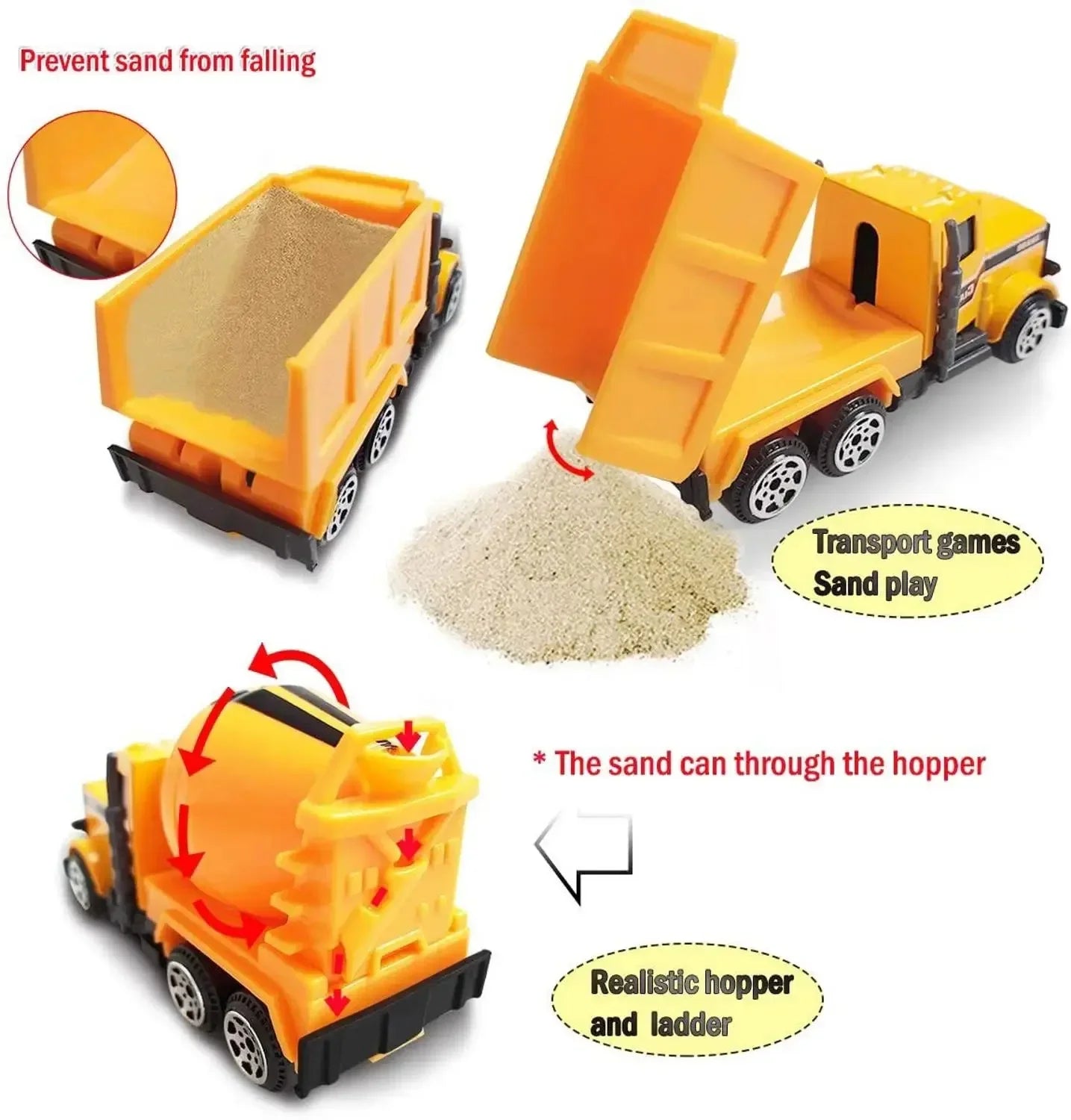 Kid Mini Alloy Toys Car Classic Construction Model Simulated Sliding