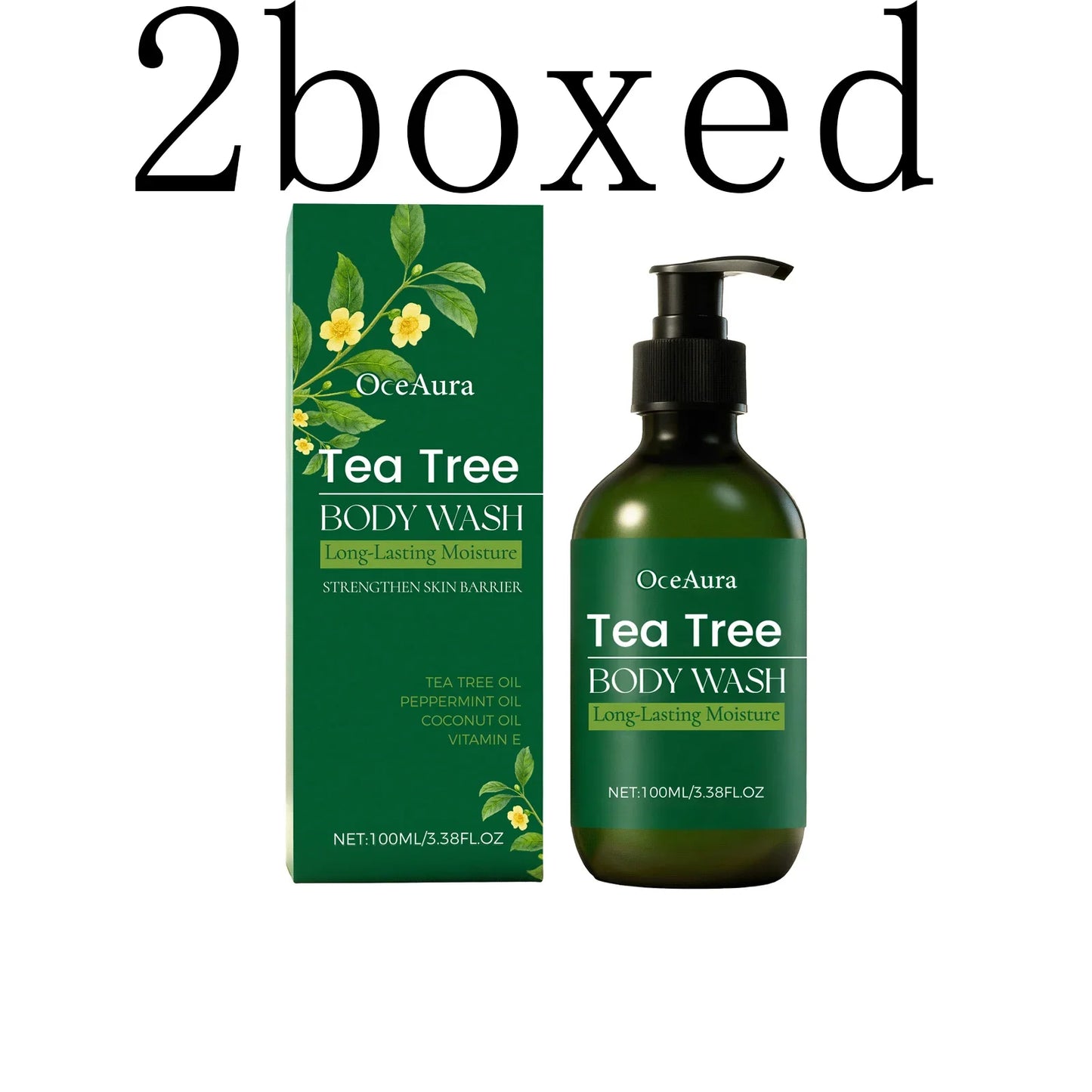 OceAura Tea Tree Body Wash – Hydrating Daily Shower Gel