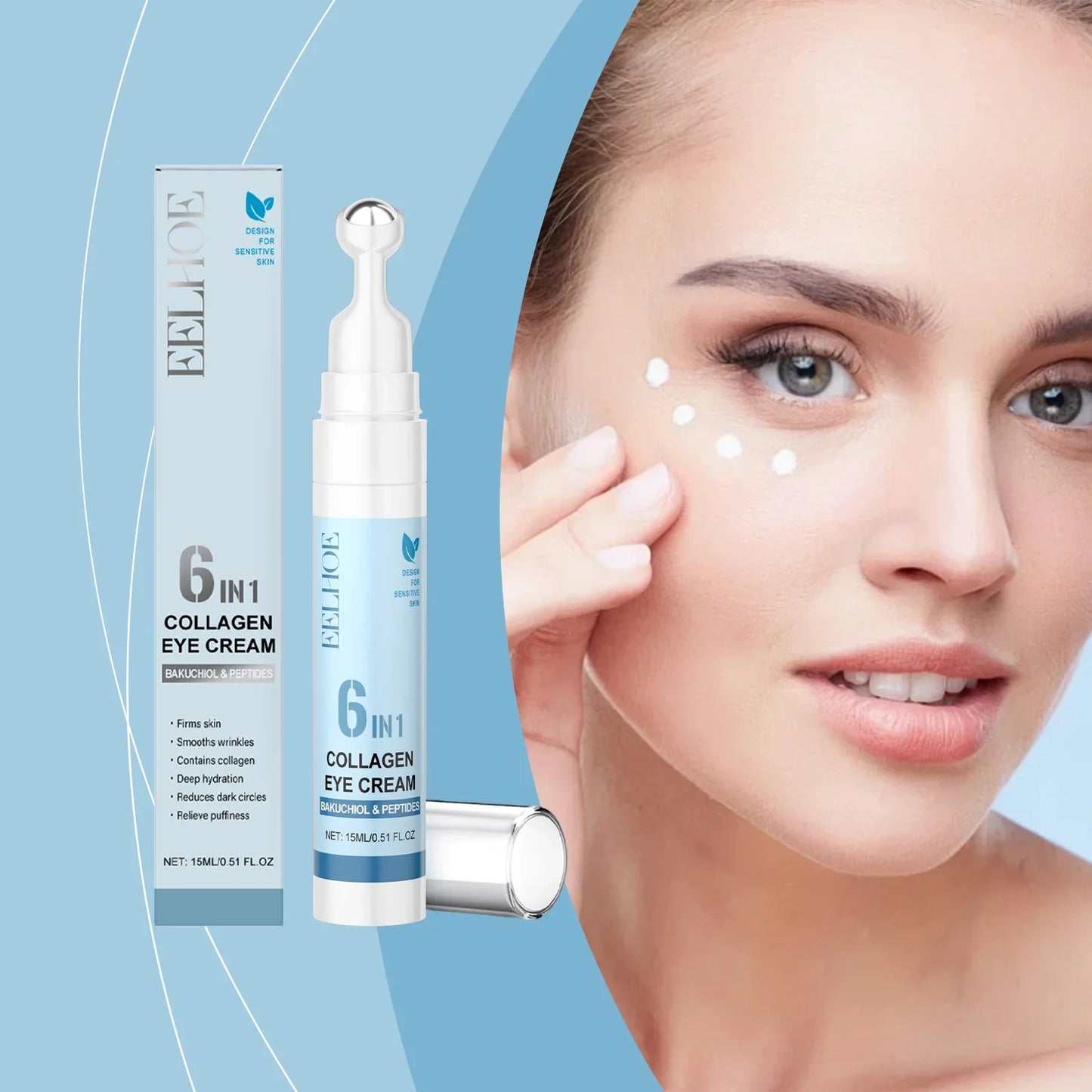 Eelhoe Collagen Eye Cream – Hydrating & Anti-Aging 15ml