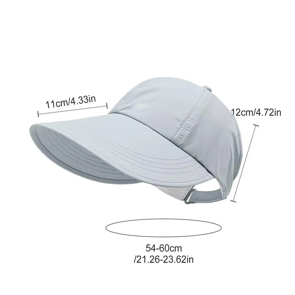 Women's Wide Brim UV Sun Hat – Breathable & Adjustable