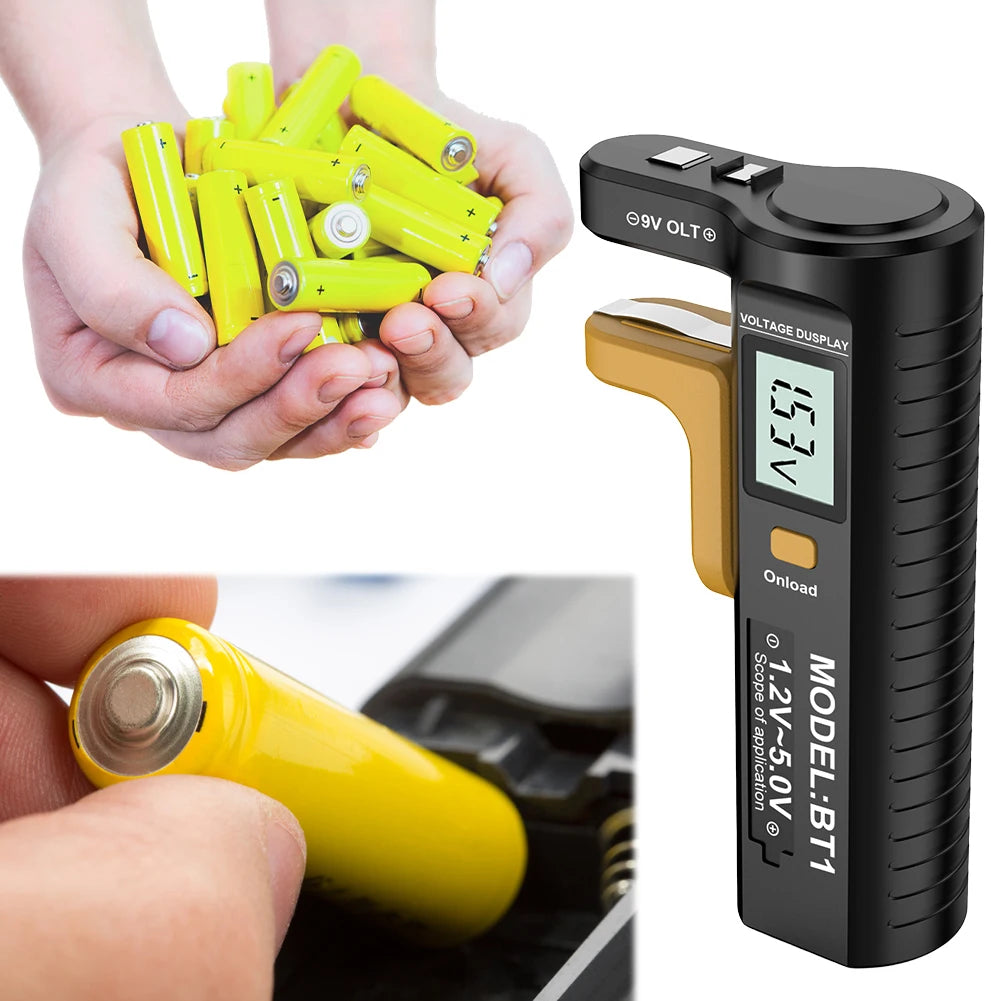 Digital Battery Capacity Tester – AA AAA C D & Button Cell Electronics Accessories Peaceful Pleasures Health and Wellness United States