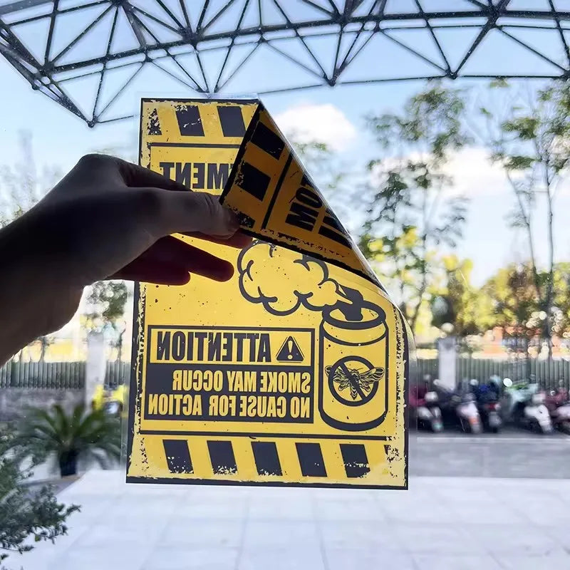 Custom Electrostatic Window Stickers | Reusable UV Print Decals