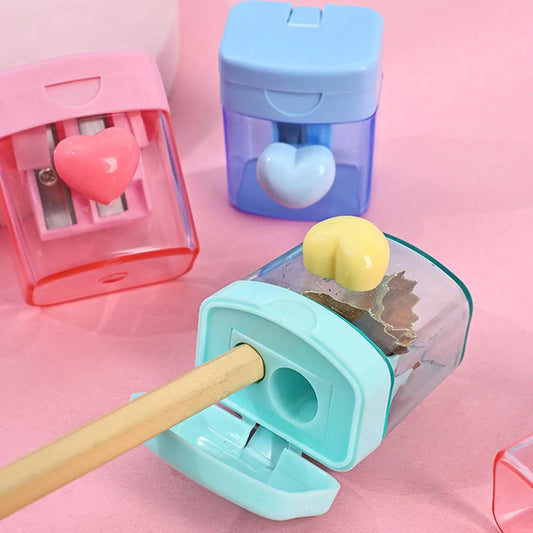 Double Hole Handheld Pencil Sharpener for Kids – Art & School Handheld Pencil Sharpener Oasis Select