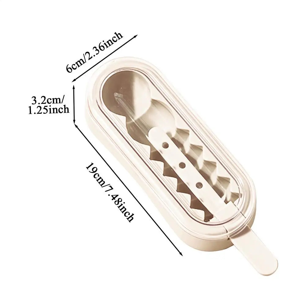Silicone Ice Cream Pop Mold with Lid & Sticks | DIY Frozen Treats