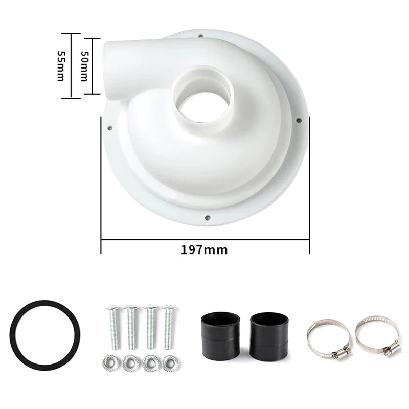Cyclone Dust Collector Cover for DIY Woodworking Vacuum Filter