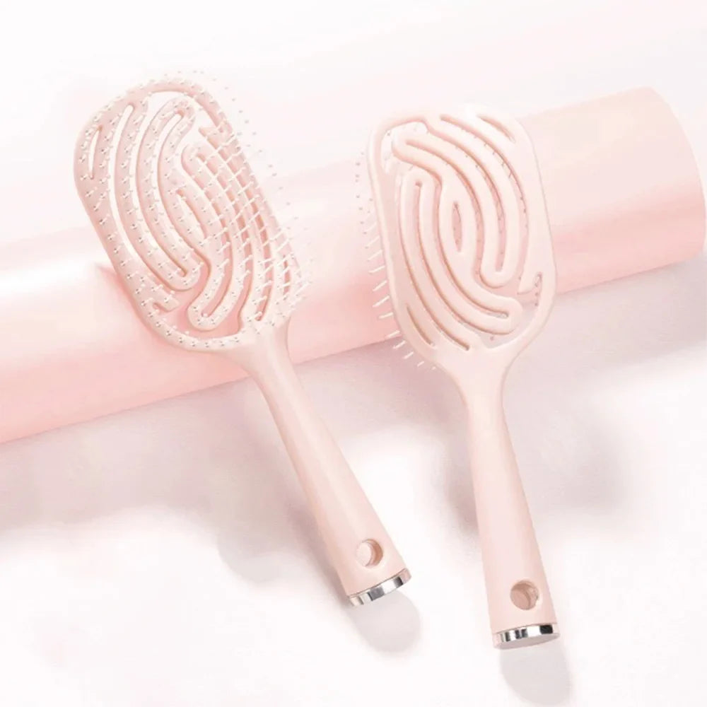 Hollow Out Anti-Static Detangling Hair Brush – Wet & Dry