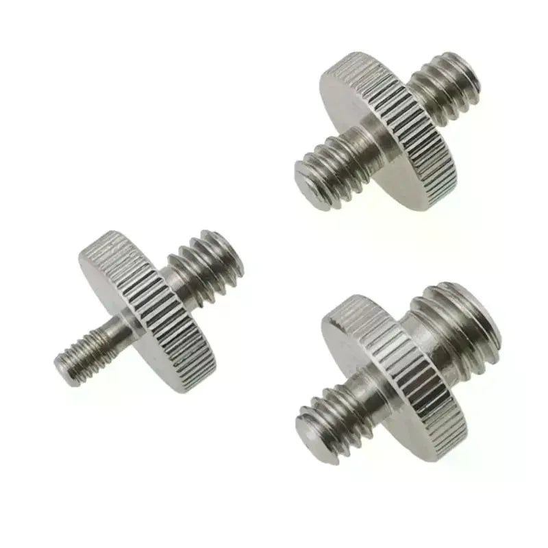 1/4" to 3/8" Male Tripod Screw Mount Adapter | Metal Camera