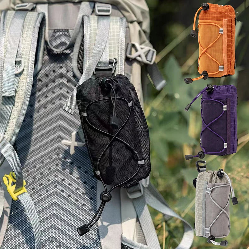Outdoor Nylon Water Bottle & Phone Pouch | Hiking Storage Bag