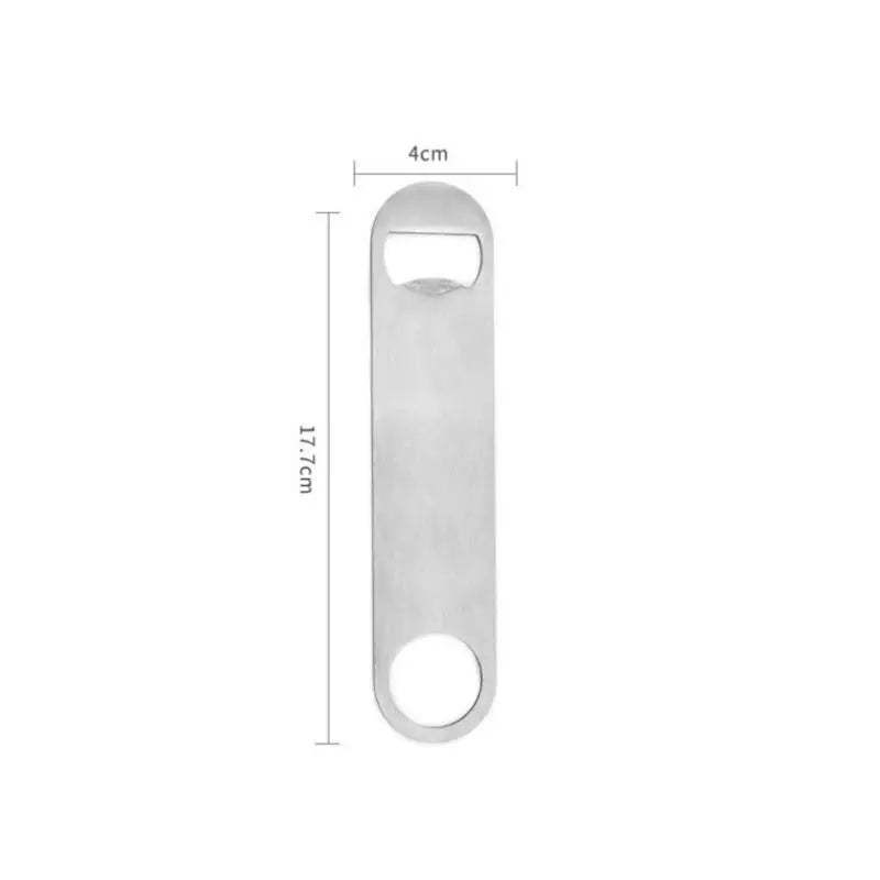 Mini Stainless Steel Flat Bottle Opener – Pocket Beer Cap Bottle Opener Peaceful Pleasures Health and Wellness L
