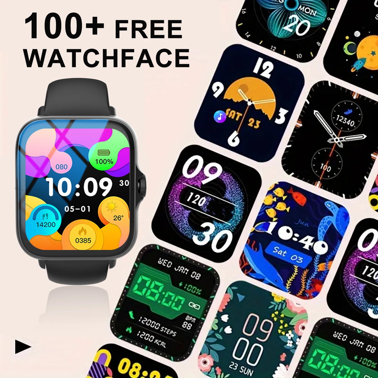 LOMAXFR Smart Watch – Wireless Calling & Sleep Tracker | iOS & Android