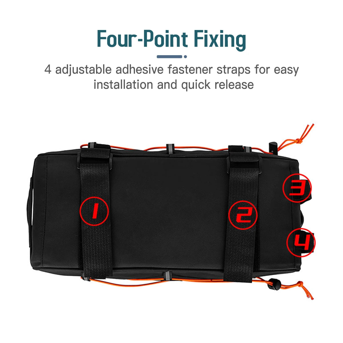 Waterproof Bicycle Rear Seat Bag Cooler 3in1 Bike Rack Trunk 2 Side