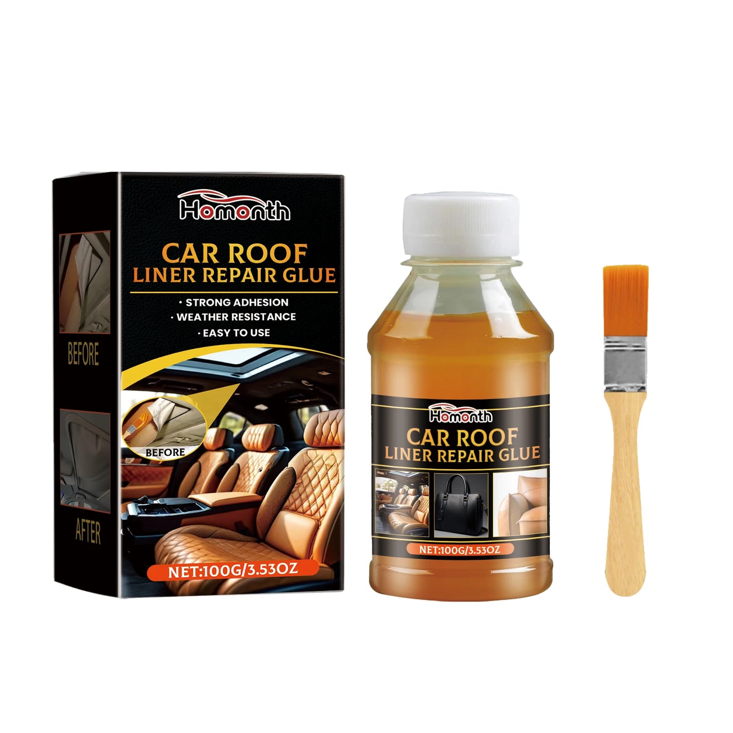 Car Headliner Repair Glue Kit – Quick Dry & Heat Resistant