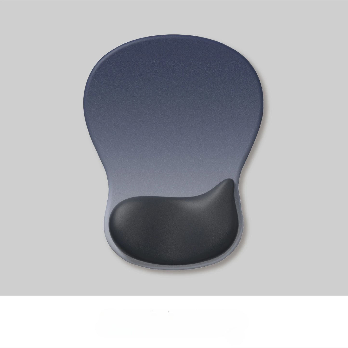 Gradient Mouse Pad with Ergonomic Silicone Wrist Rest Support