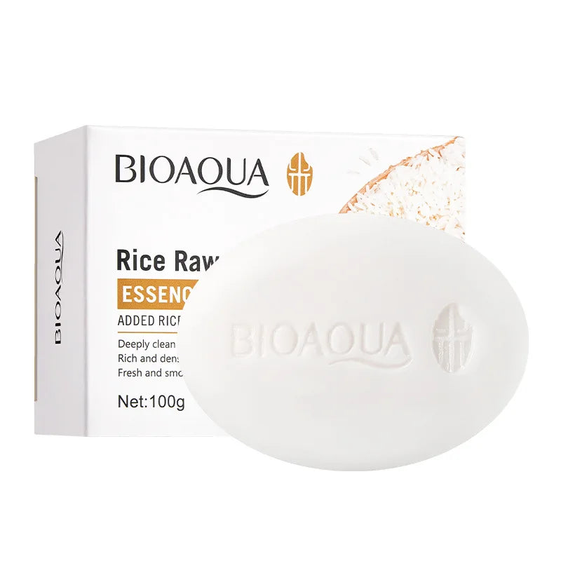 BIOAQUA White Rice Facial Soap – Oil Control & Moisturizing