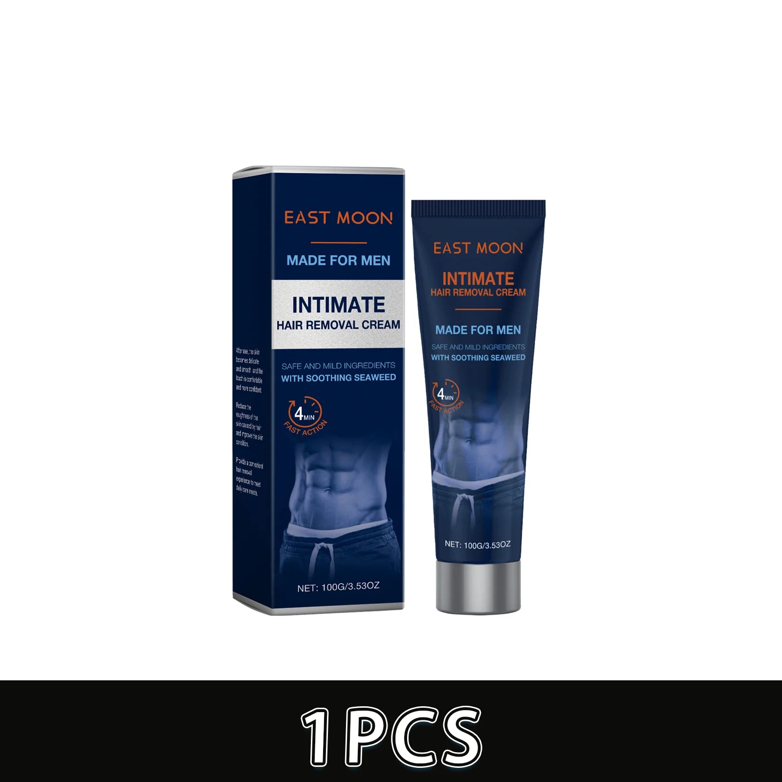 Men's Hair Removal Cream Non-Irritating Whole Body Beard Depilatory Moisturizing Nourishing Skin Care for Smooth Comfortable Peaceful Pleasures Health and Wellness 1pcs