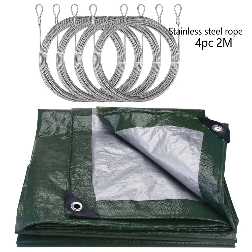 Heavy Duty Waterproof Tarp 5x4m | Outdoor Canopy Cover