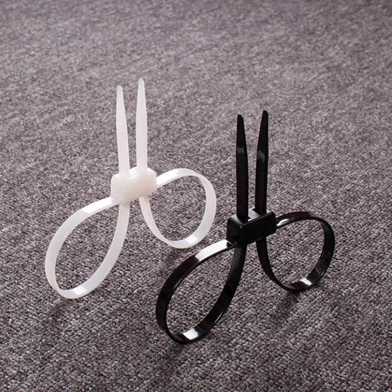1Pcs/Lot Plastic Police Handcuffs Double Flex Cuff Disposable Handcuffs Zip Tie Nylon Cable Ties Flex Cuffs 14x12x0.8 CM Peaceful Pleasures Health and Wellness