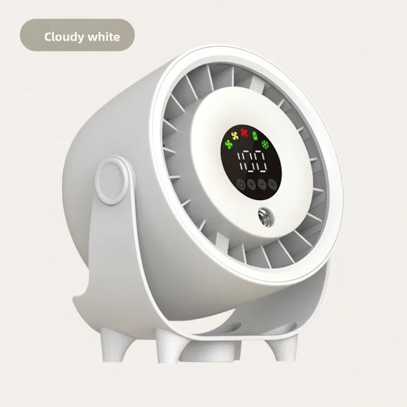 USB Desktop Spray Misting Fan – Wall Mount & Table Circulator