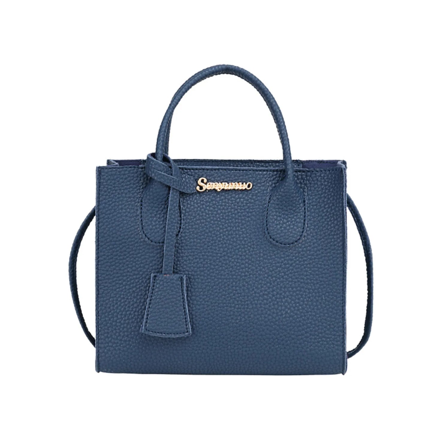 Women's Large PU Leather Tote Shoulder & Crossbody Handbag