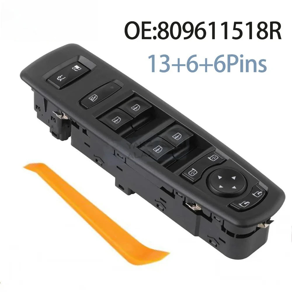 OEM Quality 809611518R Front Left Power Window Switch for Renault Latitude Samsung SM5 SM7 Talisman Peaceful Pleasures Health and Wellness