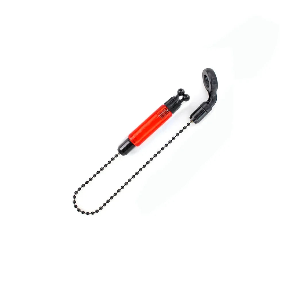 Durable Carp Fishing Swinger Hanger, Soft Chain Swing Device with Bite Alarm Connector, Angling Tackle Accessories Peaceful Pleasures Health and Wellness B2024-Red