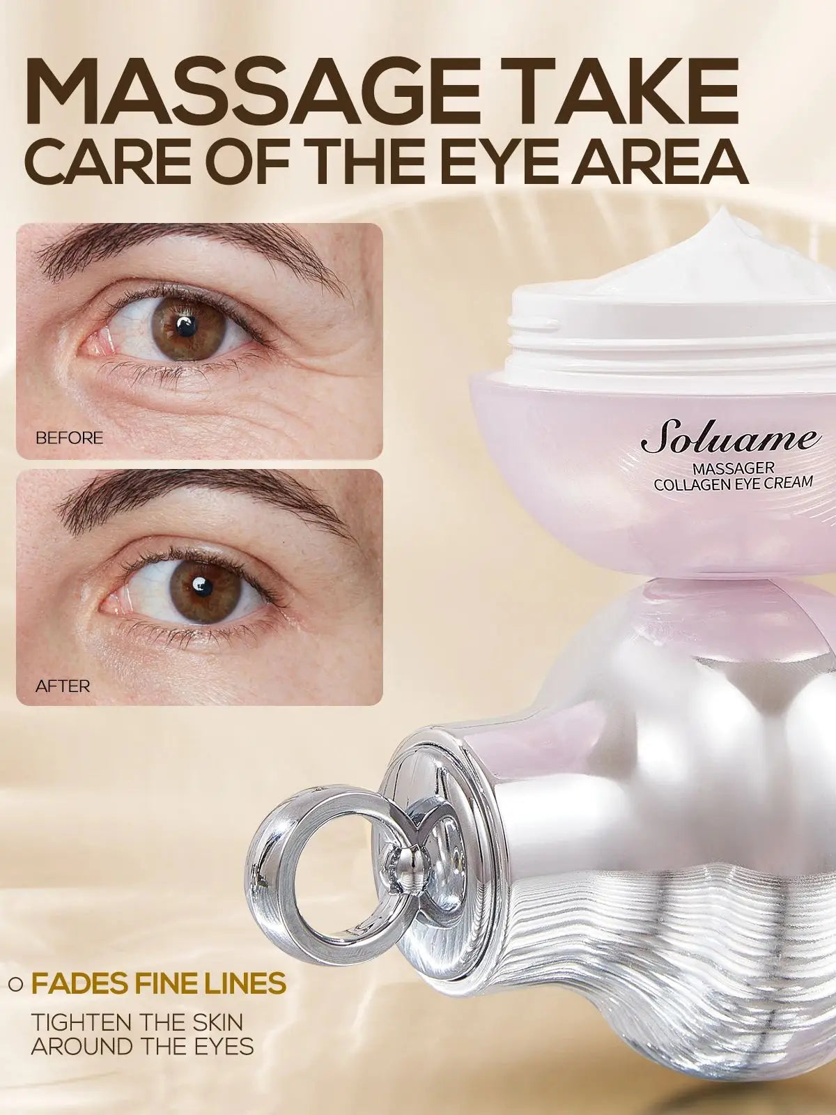 Collagen Eye and Neck Cream Set for Hydrating and Firming Peaceful Pleasures Health and Wellness