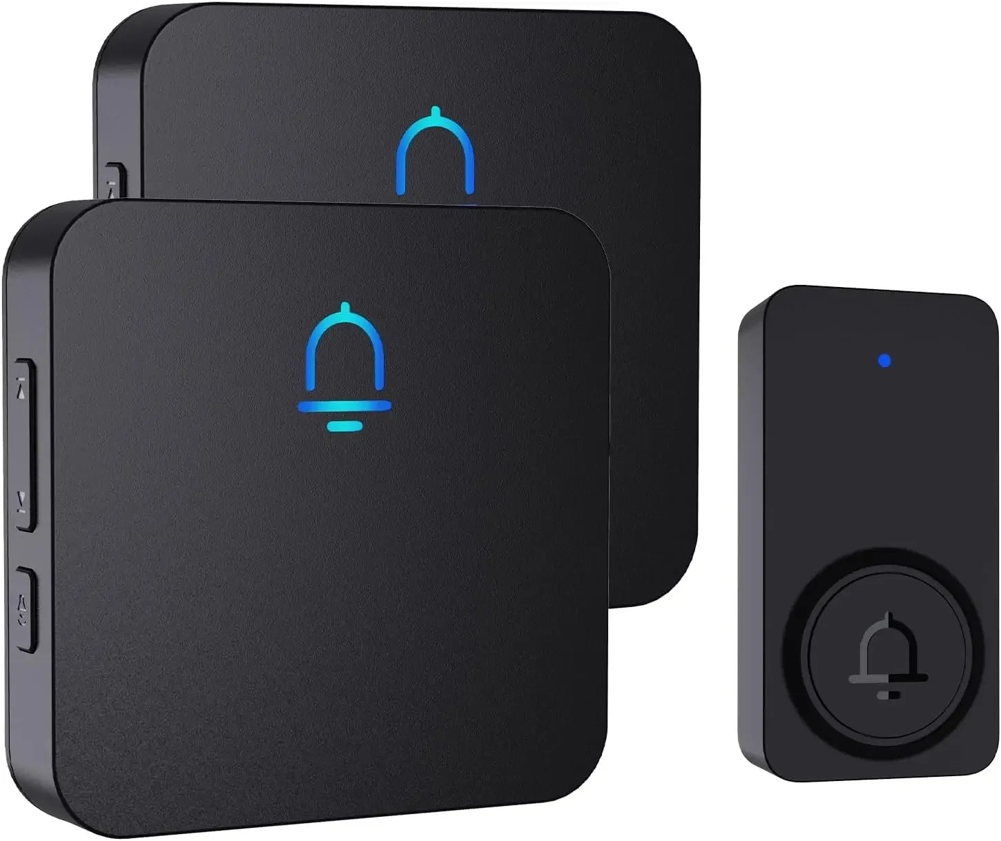 Wireless Doorbell with 1000ft Range, Adjustable Volume, Waterproof Design, Easy Installation, 32 Melodies in Black Peaceful Pleasures Health and Wellness United States