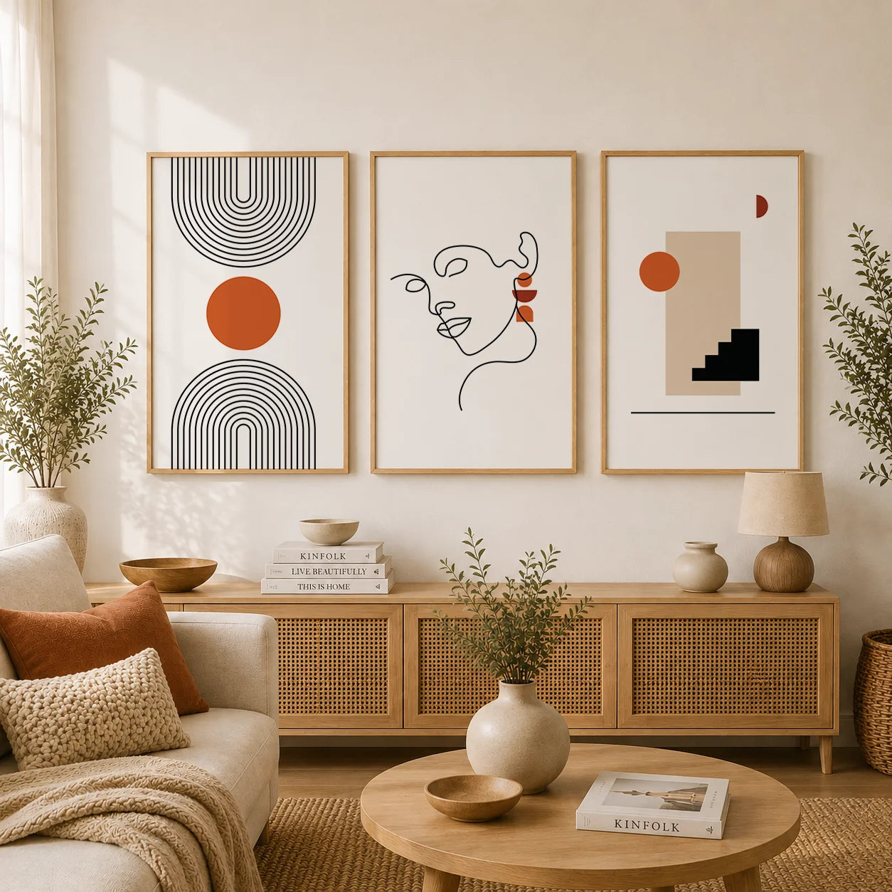 Abstract Line Art Woman Canvas Print | Modern Wall Decor Canvas Wall Art Peaceful Pleasures Health and Wellness